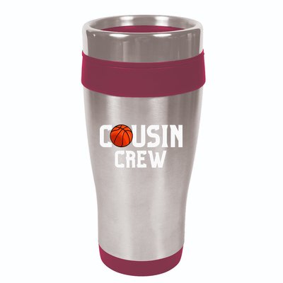 Cousin Crew Basketball Squad Family Friends Basketball 16oz Travel Tumbler