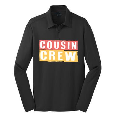 Cousins Crew Big Cousin Crew Best Cousin Big Cousin Crew Gift Silk Touch Performance Long Sleeve Polo