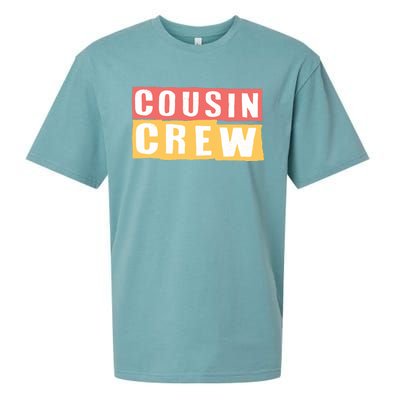 Cousins Crew Big Cousin Crew Best Cousin Big Cousin Crew Gift Sueded Cloud Jersey T-Shirt