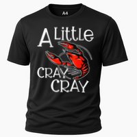 Cajun Crawfish Boil Party A Little Cray Mardi Gras Southern Cooling Performance Crew T-Shirt