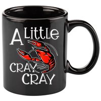 Cajun Crawfish Boil Party A Little Cray Mardi Gras Southern 11oz C Handle Ceramic Mug