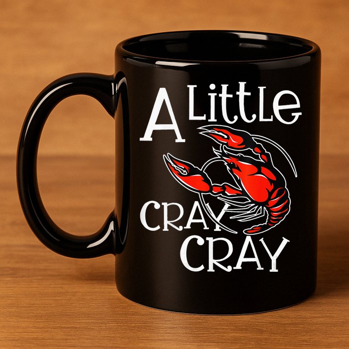 Cajun Crawfish Boil Party A Little Cray Mardi Gras Southern 11oz C Handle Ceramic Mug