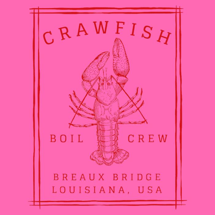 Crawfish Crew Breaux Bridge Retro Cajun Seafood Stripe Pom Pom Beanie