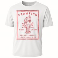 Crawfish Crew Breaux Bridge Retro Cajun Seafood Cooling Performance Crew T-Shirt