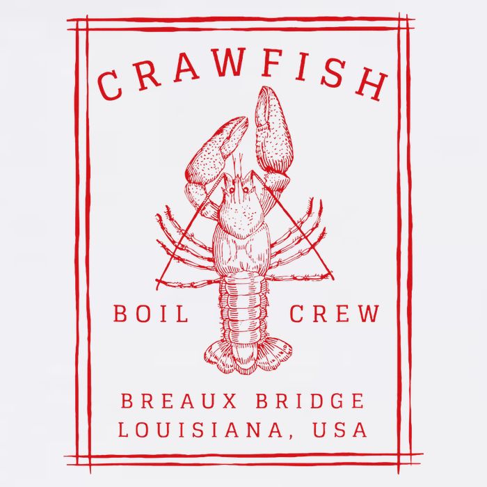 Crawfish Crew Breaux Bridge Retro Cajun Seafood Sustainable Bucket Hat