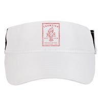 Crawfish Crew Breaux Bridge Retro Cajun Seafood Adult Drive Performance Visor
