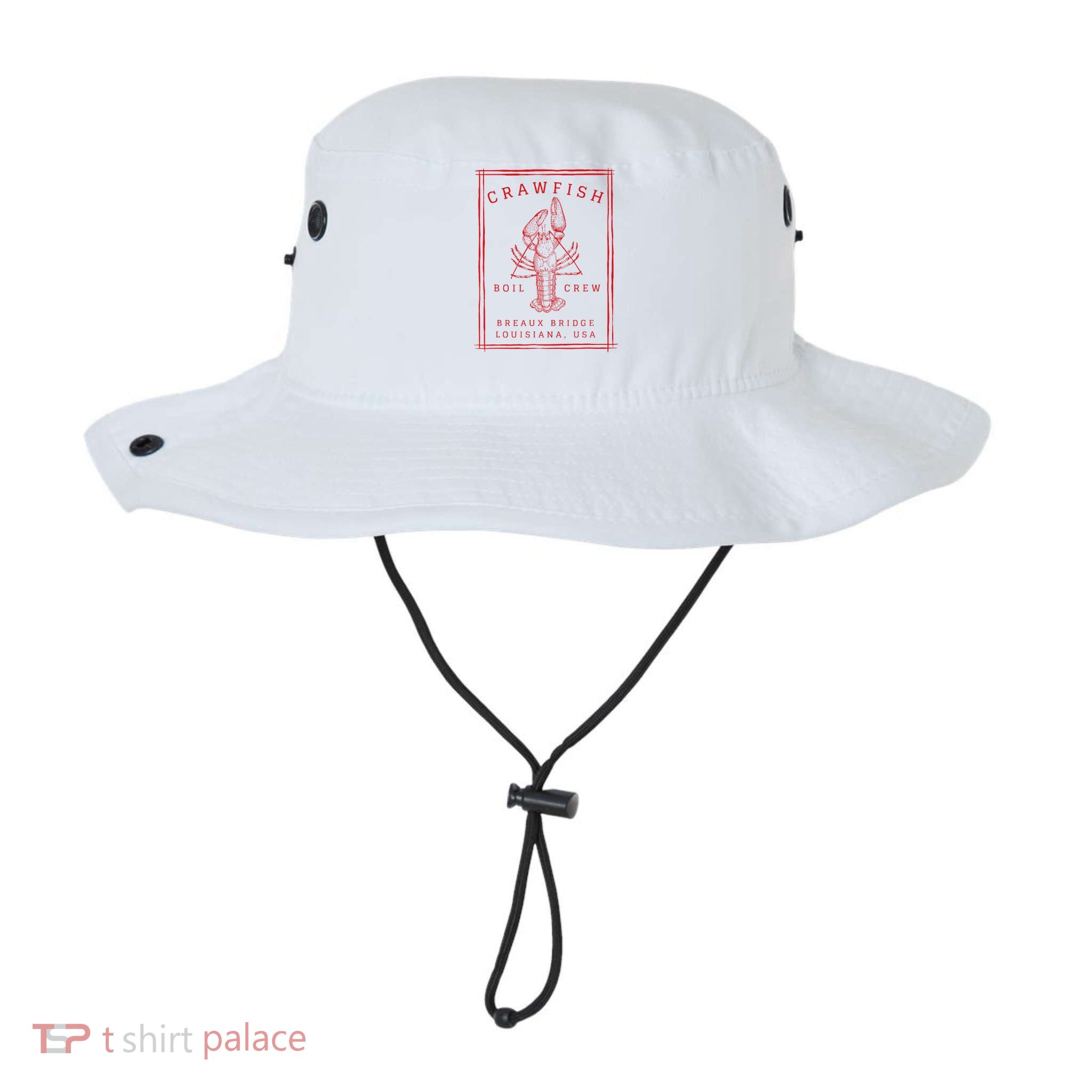 Crawfish Crew Breaux Bridge Retro Cajun Seafood Bucket Hat
