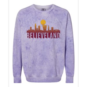 Cleveland Cavaliers Believeland Championship Colorblast Crewneck Sweatshirt