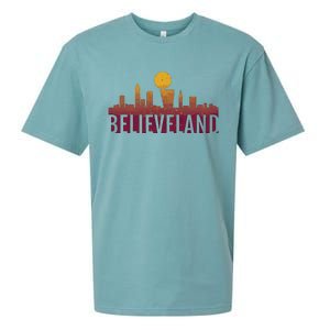 Cleveland Cavaliers Believeland Championship Sueded Cloud Jersey T-Shirt