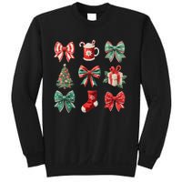 Christmas Coquette Bows Retro Xmas Season Women Sweatshirt