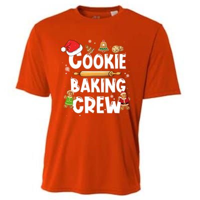 Christmas Cookie Baking Crew Funny Pajamas Family Xmas Funny Gift Meaningful Gif Cooling Performance Crew T-Shirt