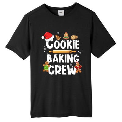 Christmas Cookie Baking Crew Funny Pajamas Family Xmas Funny Gift Meaningful Gif Tall Fusion ChromaSoft Performance T-Shirt