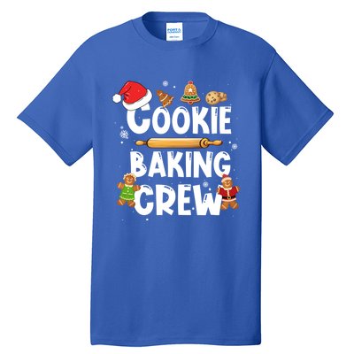 Christmas Cookie Baking Crew Funny Pajamas Family Xmas Funny Gift Meaningful Gif Tall T-Shirt