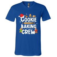 Christmas Cookie Baking Crew Funny Pajamas Family Xmas Funny Gift Meaningful Gif V-Neck T-Shirt