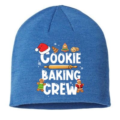 Christmas Cookie Baking Crew Funny Pajamas Family Xmas Funny Gift Meaningful Gif Sustainable Beanie