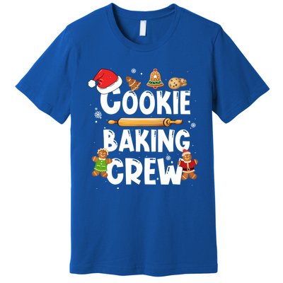 Christmas Cookie Baking Crew Funny Pajamas Family Xmas Funny Gift Meaningful Gif Premium T-Shirt