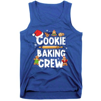 Christmas Cookie Baking Crew Funny Pajamas Family Xmas Funny Gift Meaningful Gif Tank Top