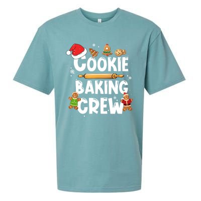 Christmas Cookie Baking Crew Funny Pajamas Family Xmas Funny Gift Meaningful Gif Sueded Cloud Jersey T-Shirt