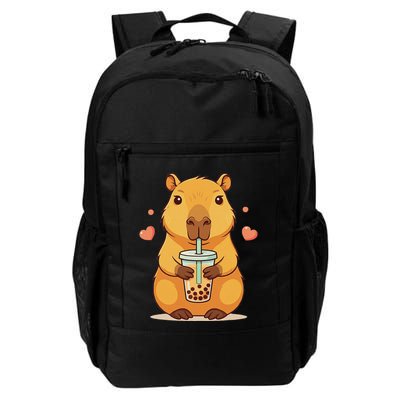 Cute Capybara Boba Tea Bubble Rodent Backpack