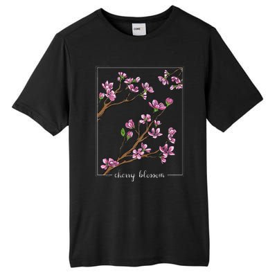 Cute Cherry Blossom Japanese Art Sakura Japan Korean Style Tall Fusion ChromaSoft Performance T-Shirt