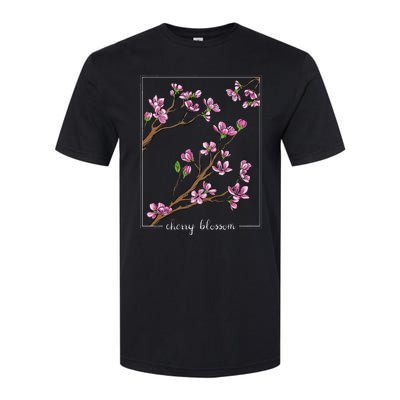 Cute Cherry Blossom Japanese Art Sakura Japan Korean Style Softstyle CVC T-Shirt