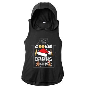 Christmas Cookie Baking Crew Funny Pajamas Family Xmas Santa Great Gift Ladies PosiCharge Tri-Blend Wicking Draft Hoodie Tank