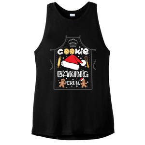 Christmas Cookie Baking Crew Funny Pajamas Family Xmas Santa Great Gift Ladies PosiCharge Tri-Blend Wicking Tank