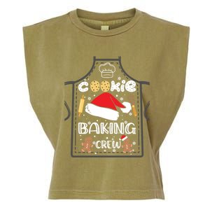 Christmas Cookie Baking Crew Funny Pajamas Family Xmas Santa Great Gift Garment-Dyed Women's Muscle Tee