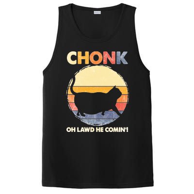 Chonk Cat Big Meme Funny Retro Style Intage Cats Memes PosiCharge Competitor Tank