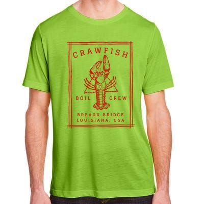 Crawfish Crew Breaux Bridge Retro Cajun Seafood Adult ChromaSoft Performance T-Shirt