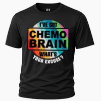 Cancer Chemo Brain Retro Awareness Cooling Performance Crew T-Shirt