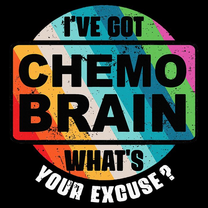 Cancer Chemo Brain Retro Awareness Cooling Performance Crew T-Shirt