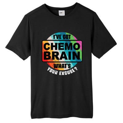 Cancer Chemo Brain Retro Awareness Tall Fusion ChromaSoft Performance T-Shirt