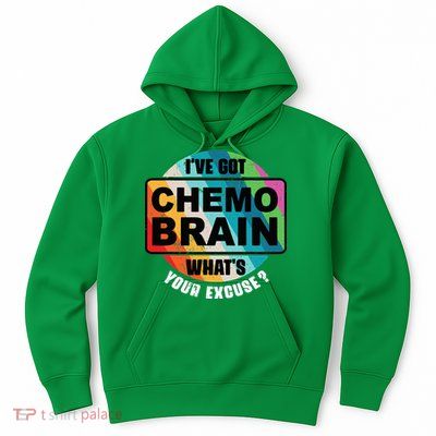 Cancer Chemo Brain Retro Awareness Hoodie