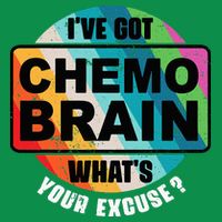 Cancer Chemo Brain Retro Awareness T-Shirt