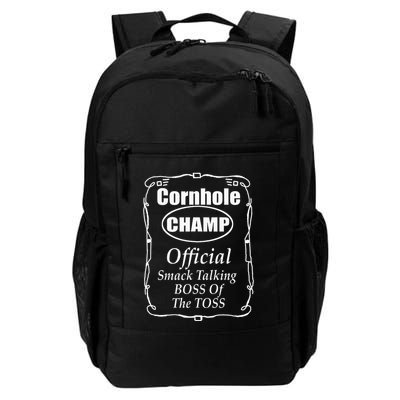 Cornhole Champion Boss Of The Toss Cornhole Backpack