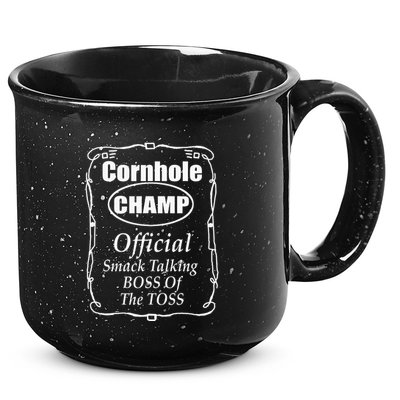 Cornhole Champion Boss Of The Toss Cornhole 15oz Campfire Ceramic Mug