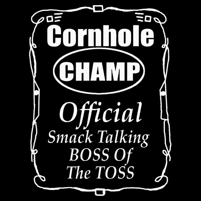 Cornhole Champion Boss Of The Toss Cornhole Drawstring Bag