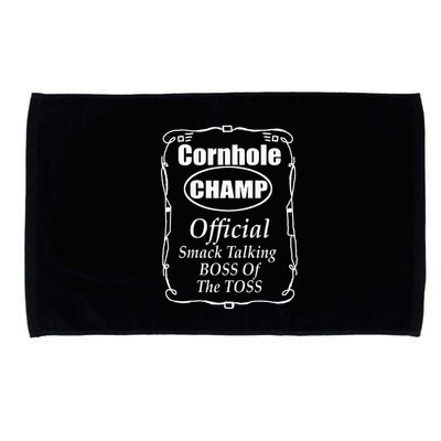Cornhole Champion Boss Of The Toss Cornhole Microfiber Hand Towel