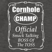 Cornhole Champion Boss Of The Toss Cornhole Vector Backpack