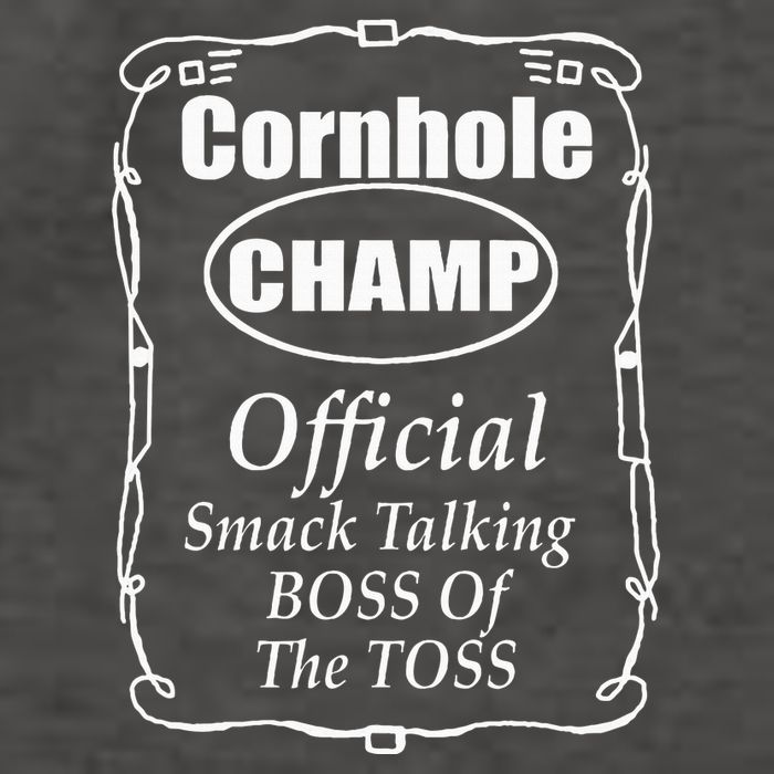 Cornhole Champion Boss Of The Toss Cornhole Vector Backpack
