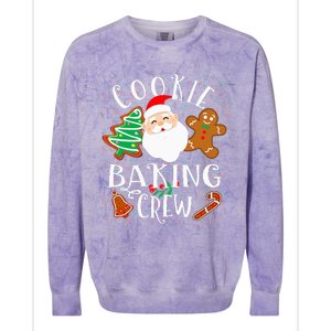 Christmas Cookie Baking Crew Cookie Crew Family Christmas Colorblast Crewneck Sweatshirt