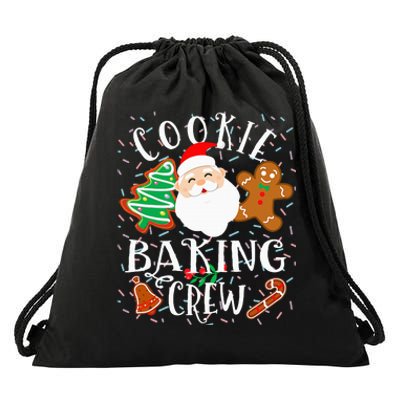 Christmas Cookie Baking Crew Cookie Crew Family Christmas Drawstring Bag