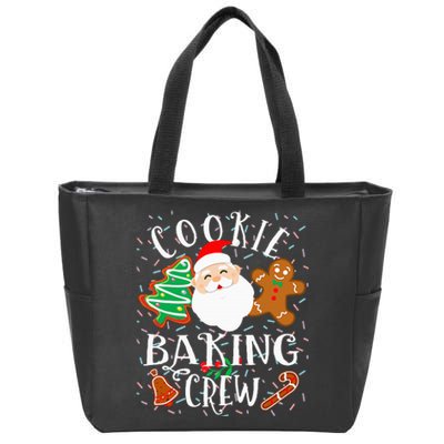 Christmas Cookie Baking Crew Cookie Crew Family Christmas Zip Tote Bag