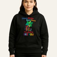 Chicka chicka boom boom i'm glad to see you Hoodie