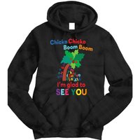 Chicka chicka boom boom i'm glad to see you Tie Dye Hoodie
