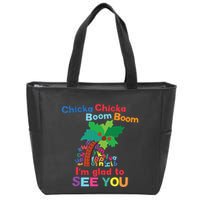 Chicka Chicka Boom Boom Im Glad To See You Zip Tote Bag