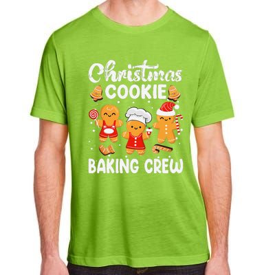 Christmas Cookie Baking Crew Xmas Cookie Exchange Santa Adult ChromaSoft Performance T-Shirt