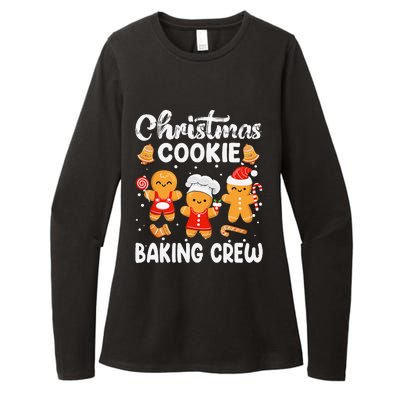 Christmas Cookie Baking Crew Xmas Cookie Exchange Santa Womens CVC Long Sleeve Shirt