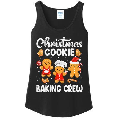 Christmas Cookie Baking Crew Xmas Cookie Exchange Santa Ladies Essential Tank